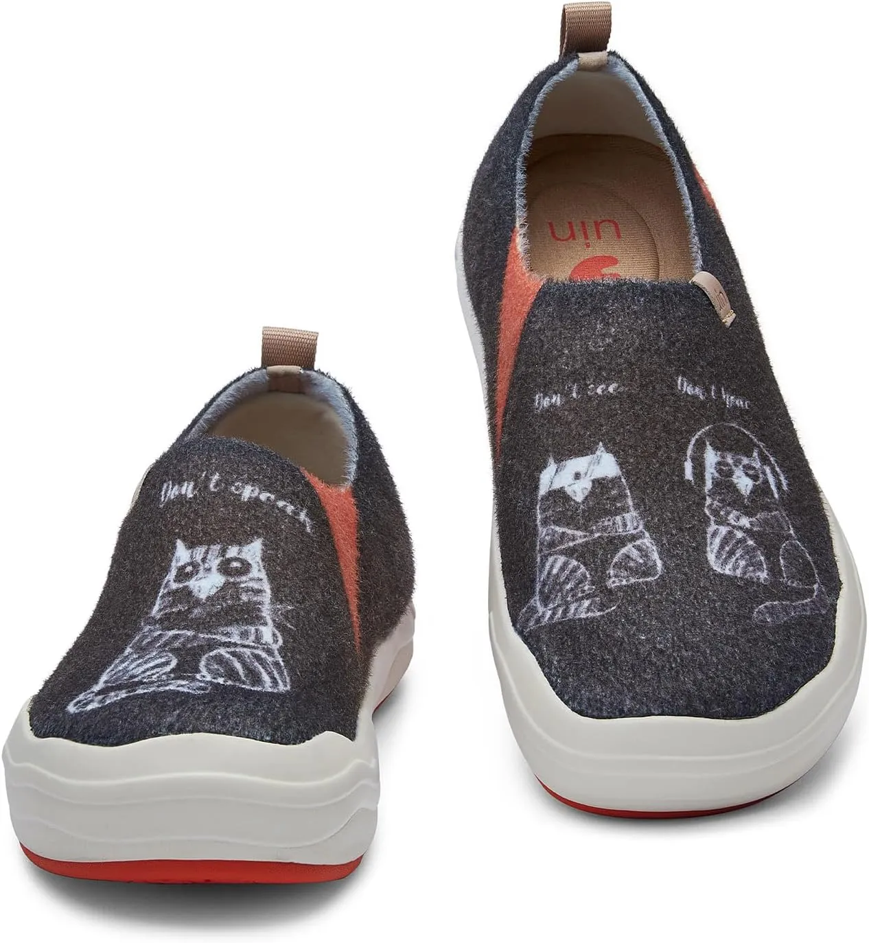 UIN Women's Slip On Loafers Lightweight Walking Sneaker Art Travel Shoes Toledo Ⅷ