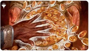 Ultra PRO - Commander Masters Card Playmat for Magic: The Gathering ft. Smothering Tithe, Protect Your Gaming and Collectible Cards During Gameplay, Use as Oversized Mouse Pad, Desk Mat