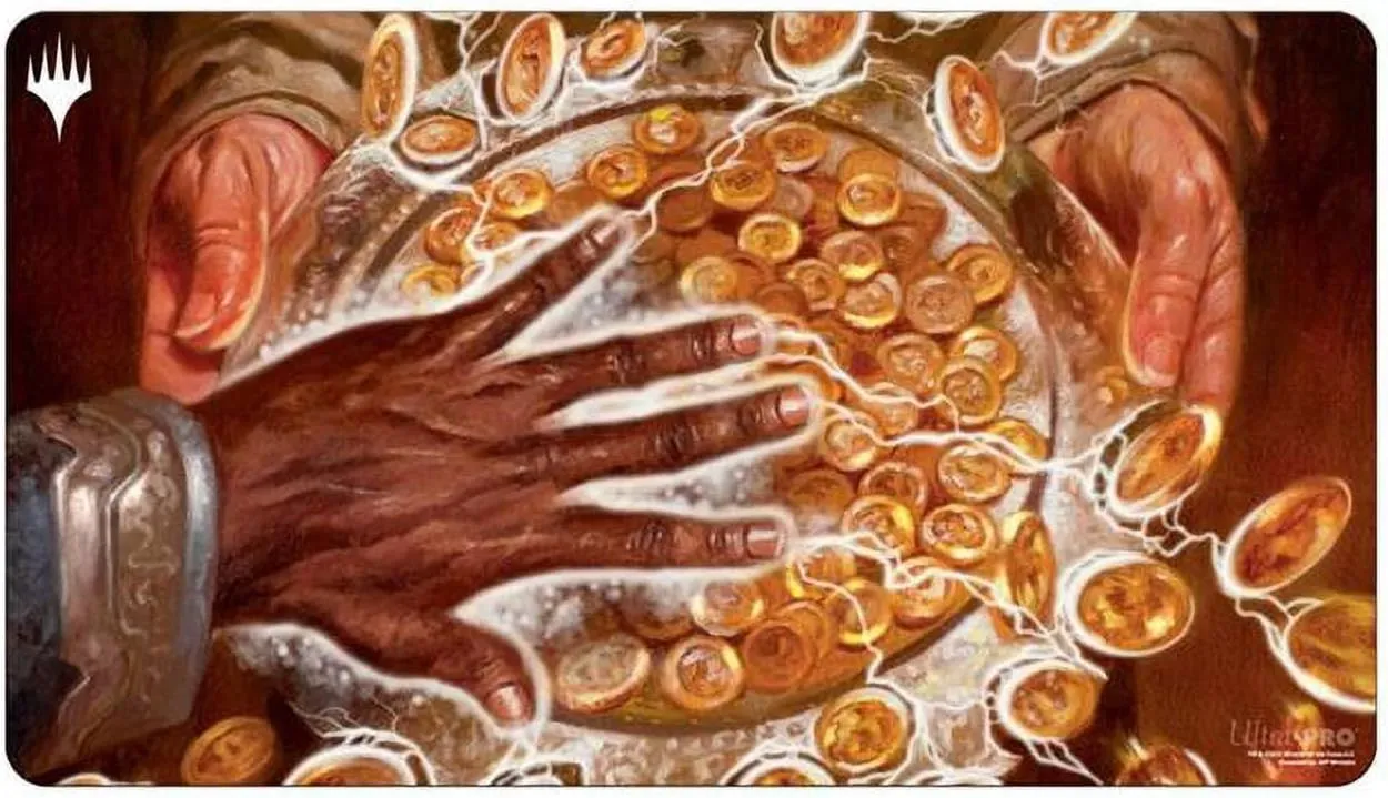 Ultra PRO - Commander Masters Card Playmat for Magic: The Gathering ft. Smothering Tithe, Protect Your Gaming and Collectible Cards During Gameplay, Use as Oversized Mouse Pad, Desk Mat