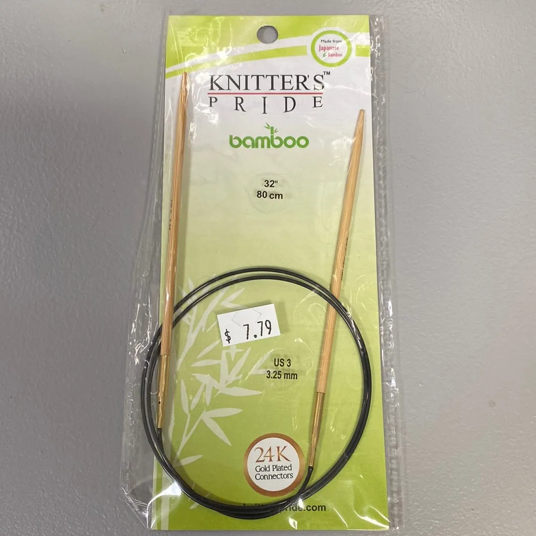 US 3 32” Bamboo Circulars