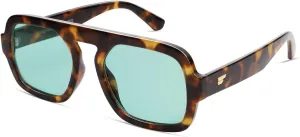 VANLINKER Retro Square Aviator Sunglasses for Women Men 70s Vintage Style Trendy Flat Top Rectangle Sun Glasses VL9826