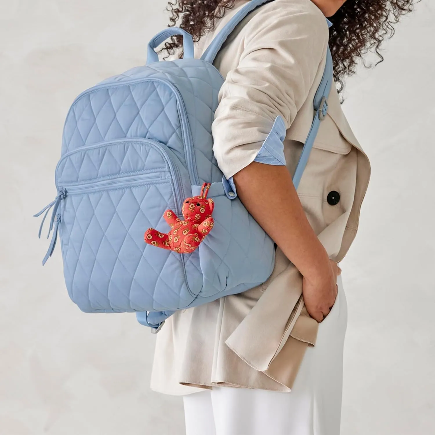 Vera Bradley Performance Twill Bancroft Backpack, Soft Chambray