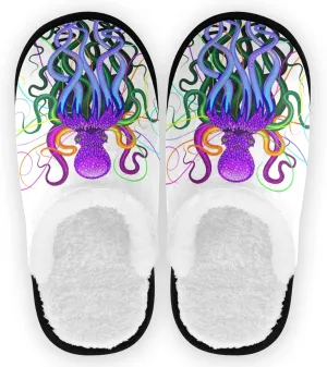 visesunny Women's Cozy Fuzzy Plush Fleece Slippers Soft Memory Foam Ladies House Shoes Warm Bedroom Flat Shoes Unisex Indoor Outdoor