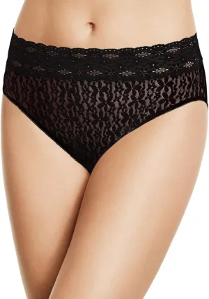 Wacoal Women's Halo Lace Hi-Cut Brief Panty