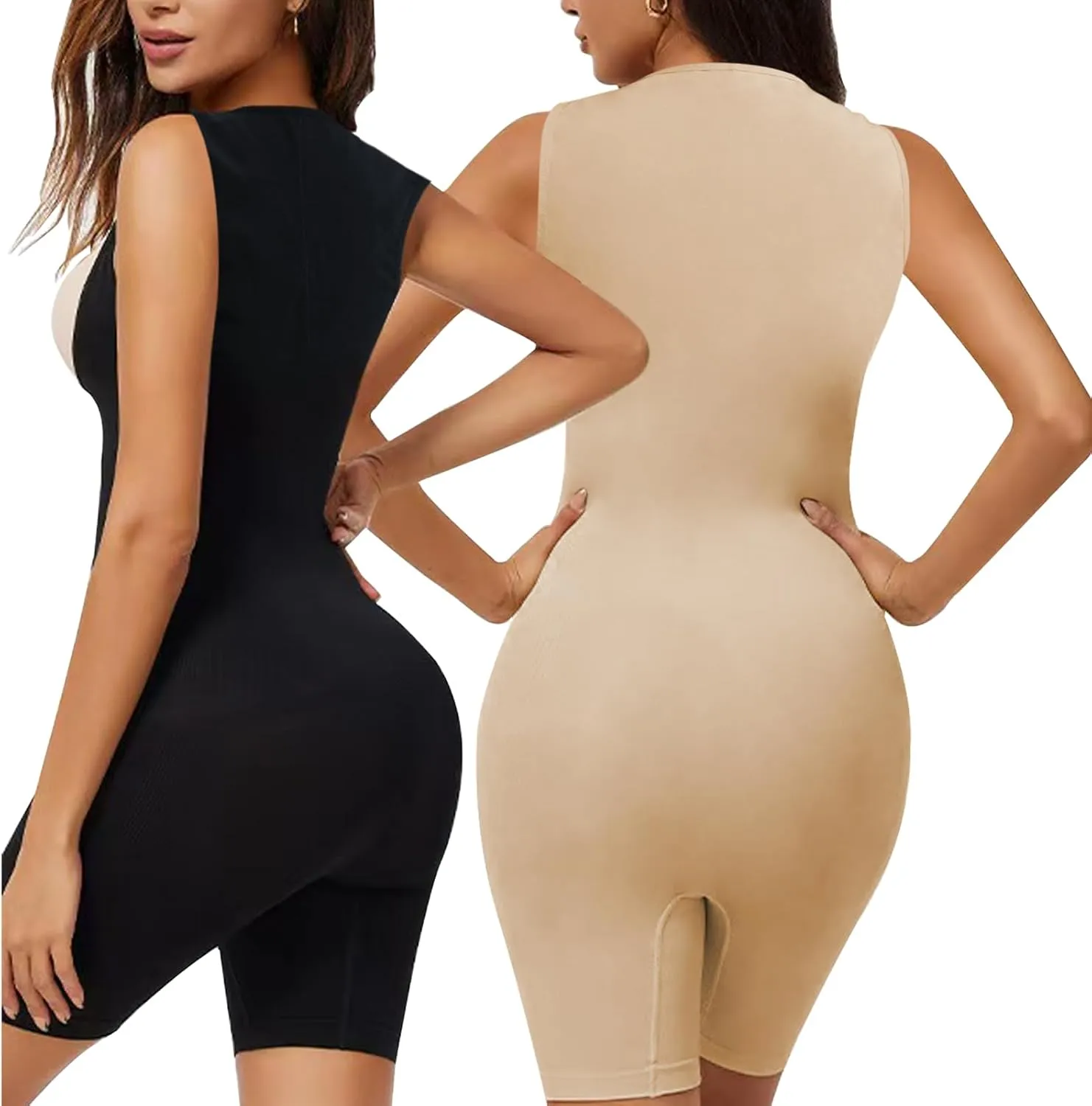 Waist Trainer Shapewear High Waisted Tummy Control Snap Closure Double Lined Breathable Slimming Full Coverage