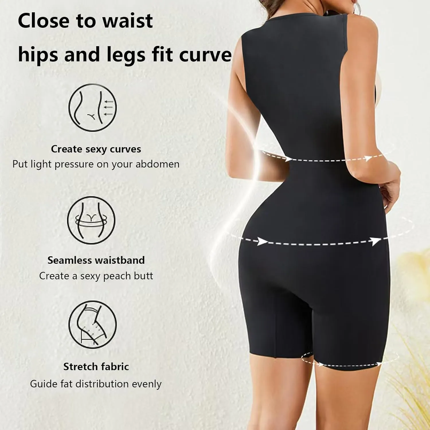 Waist Trainer Shapewear High Waisted Tummy Control Snap Closure Double Lined Breathable Slimming Full Coverage
