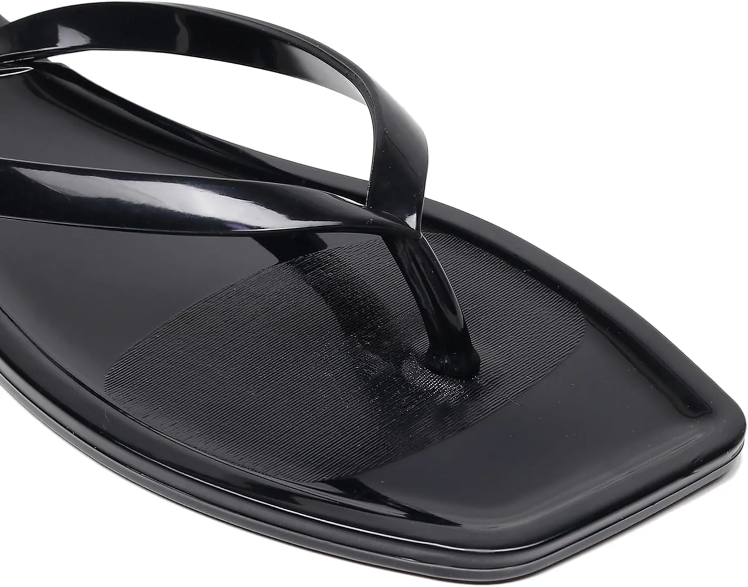 Women Flip Flops Jelly Shoes Thong Sandals Flat Slides Clear Jellies Pool Slippers Bathroom Summer Beach Size 8 Ladies Non Slip Dress Comfortable Quick Drying Soft