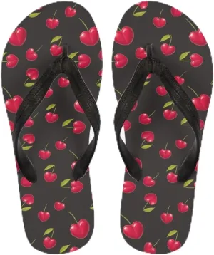 Women Pig Cat Bunny Print Flip Flop Sandal, American Flag Lightweight Thong Sandals Comfort Summer Beach Slippers