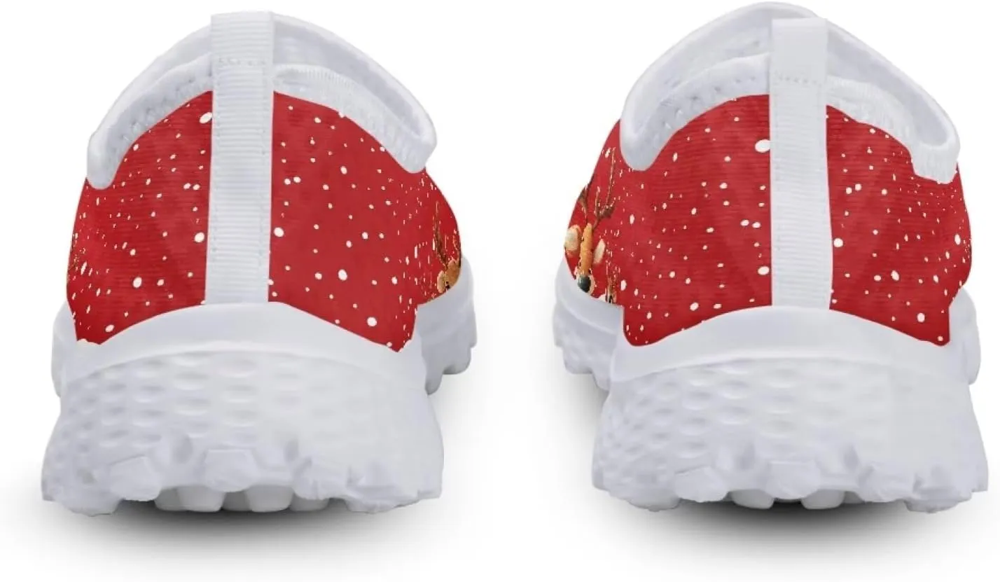 Women Slip On Shoes Casual Walking Shoes Mesh Breathable Sneaker Party Footwear