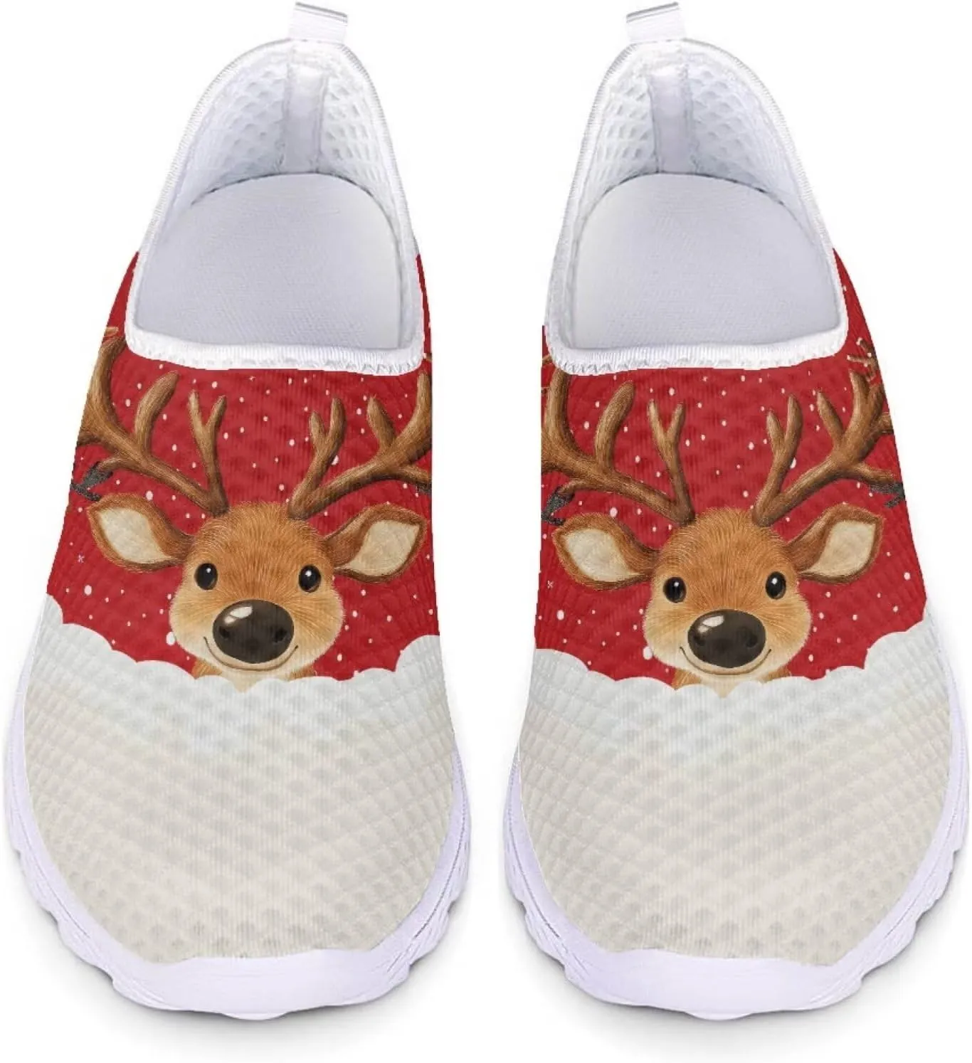 Women Slip On Shoes Casual Walking Shoes Mesh Breathable Sneaker Party Footwear