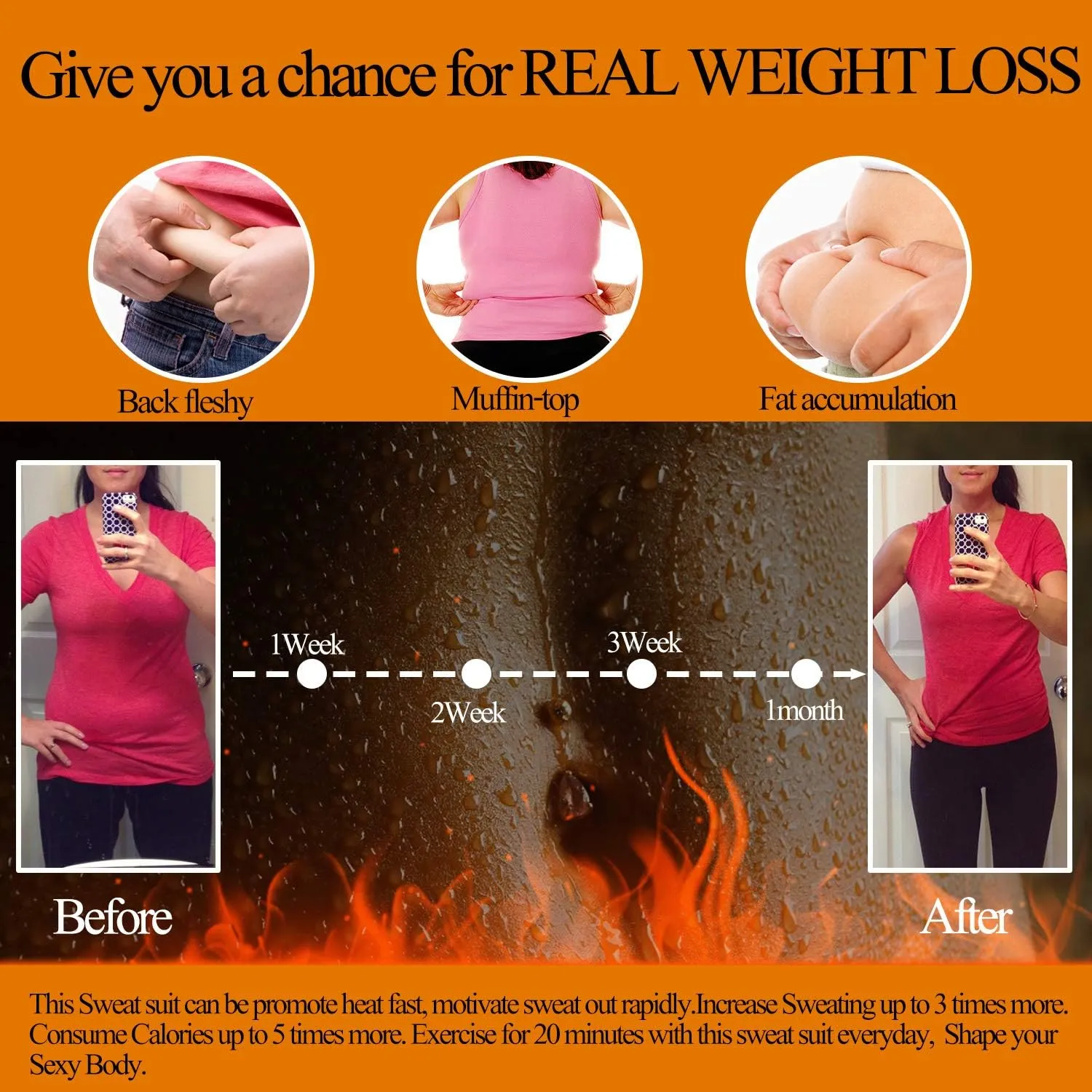 Women's Body Shaper Sauna Vest Suit Sweat Waist Trainer Workout Tank Top Fitness Neoprene Shirt Running