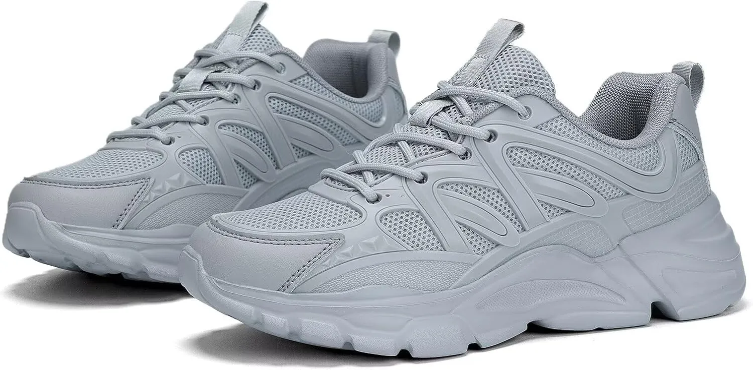 Womens Ladies Walking Shoes Fashion Running Sneakers Casual Comfor Lightweight Breathable Soft Sole Gym Tennis Work