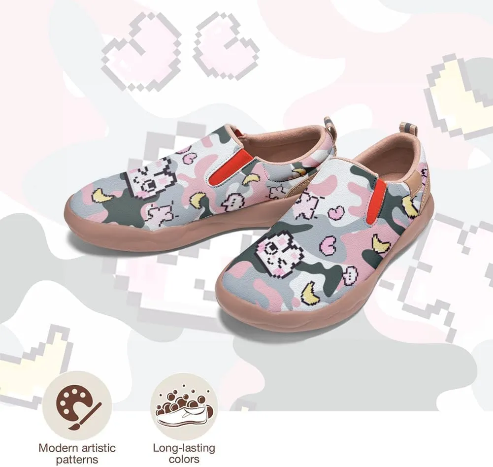 Women's Loafers Painted Travel Shoes Slip On Walking Shoes Casual Lightweight Comfort Fashion Sneaker