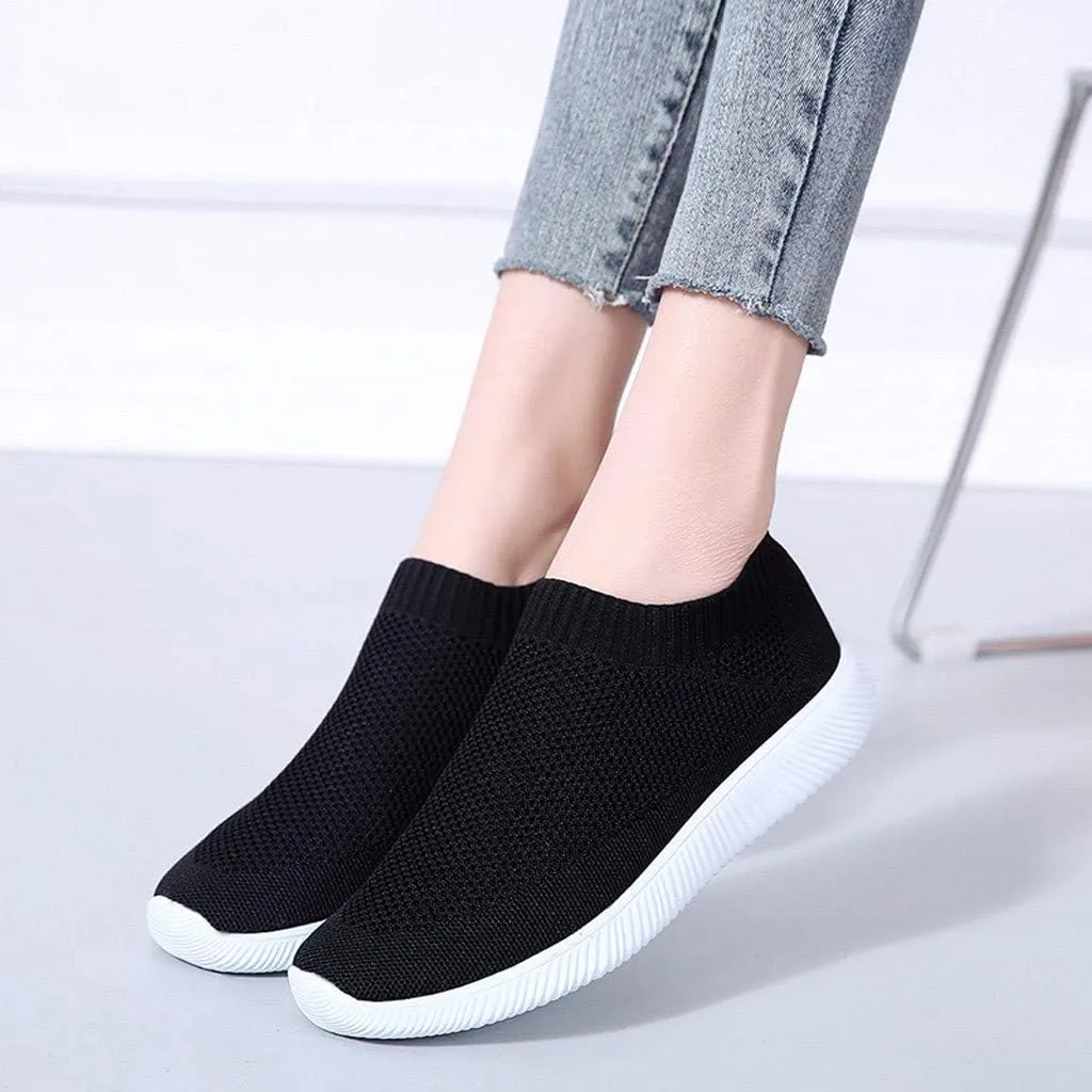 Womens Running Shoes Lightweight Tennis Shoes Non Slip Mens Dress Shoes Slip On White Casual Shoes Waterproof Sneakers Steel Toe Tennis Shoe Casual Loafers