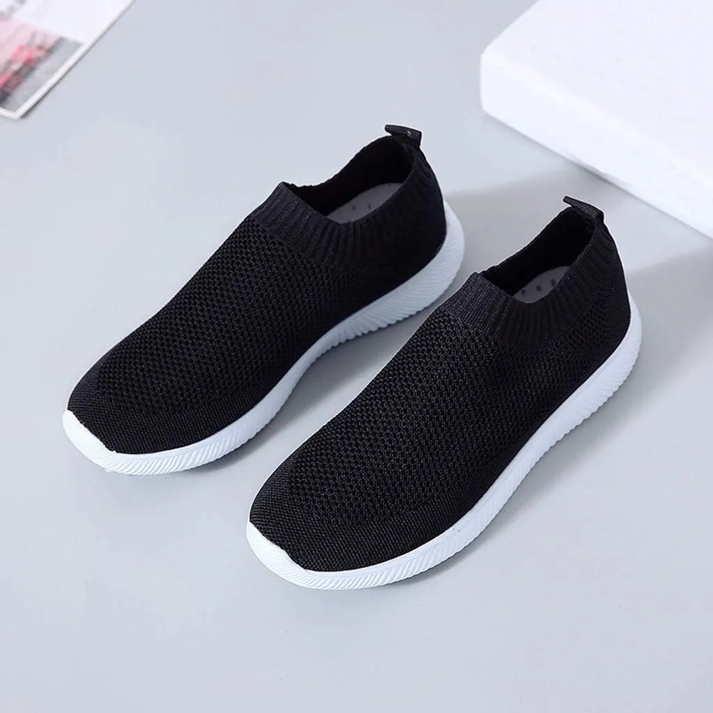 Womens Running Shoes Lightweight Tennis Shoes Non Slip Mens Dress Shoes Slip On White Casual Shoes Waterproof Sneakers Steel Toe Tennis Shoe Casual Loafers