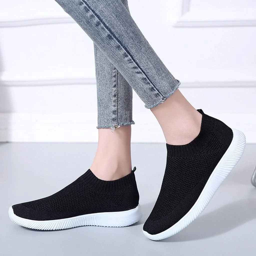 Womens Running Shoes Lightweight Tennis Shoes Non Slip Mens Dress Shoes Slip On White Casual Shoes Waterproof Sneakers Steel Toe Tennis Shoe Casual Loafers
