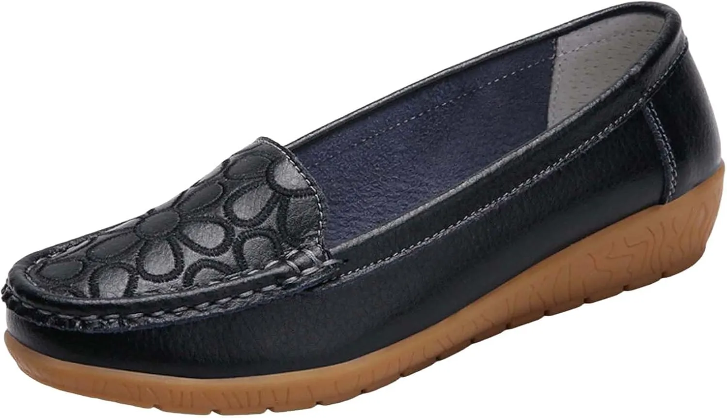 Women's Shoes Casual Dressy Soft Sole Slip On Chunky Loafers Shoes Cute Comfortable Casual Business Work Flats