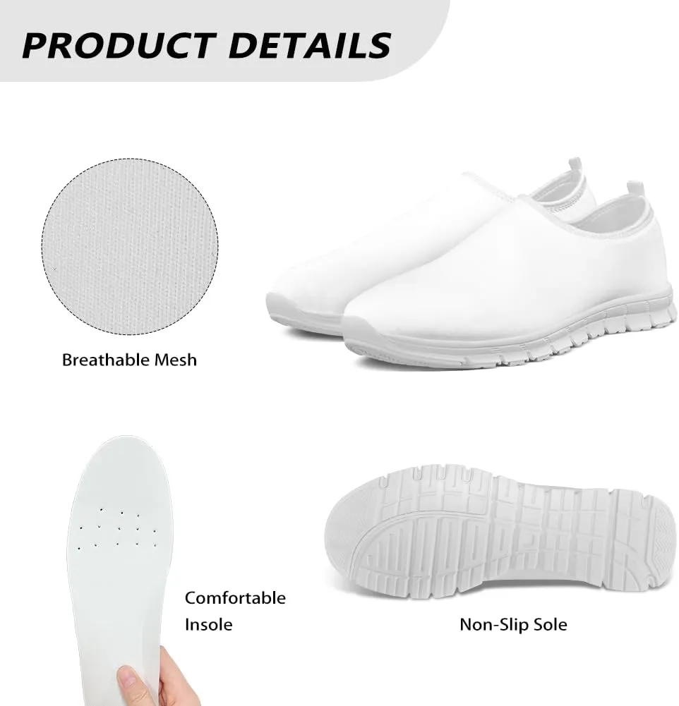 Women's Sneaker Casual Low Top Hiking Sneaker Flat Breathable Slip On Outdoor Soft Holiday Athletic Shoes for Womens