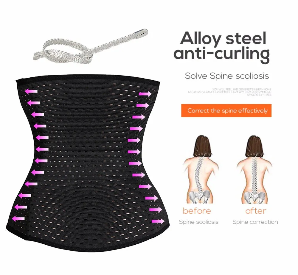 Women’s Waist Wonders: Tummy Tuck Mesh Trainer