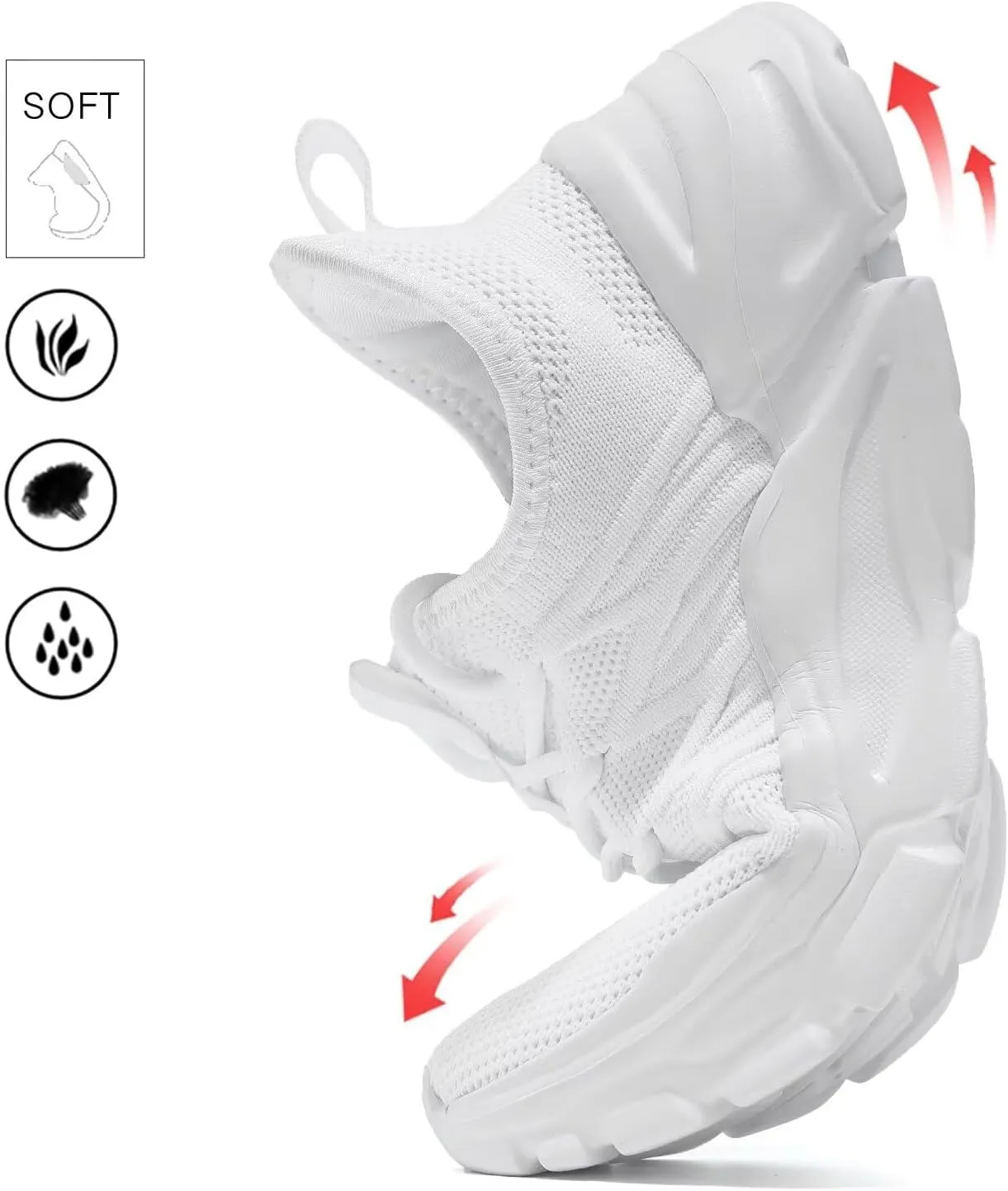 Women's Walking Shoes Lightweight Breathable Mesh Upper Casual Jogging Shoes Ladies Tennis Shoes Workout Footwear Non-Slip Gym Sneakers for Women