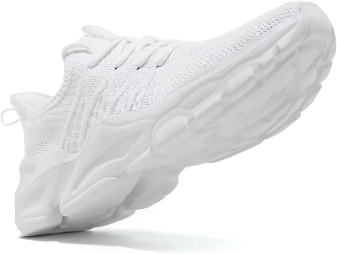 Women's Walking Shoes Lightweight Breathable Mesh Upper Casual Jogging Shoes Ladies Tennis Shoes Workout Footwear Non-Slip Gym Sneakers for Women