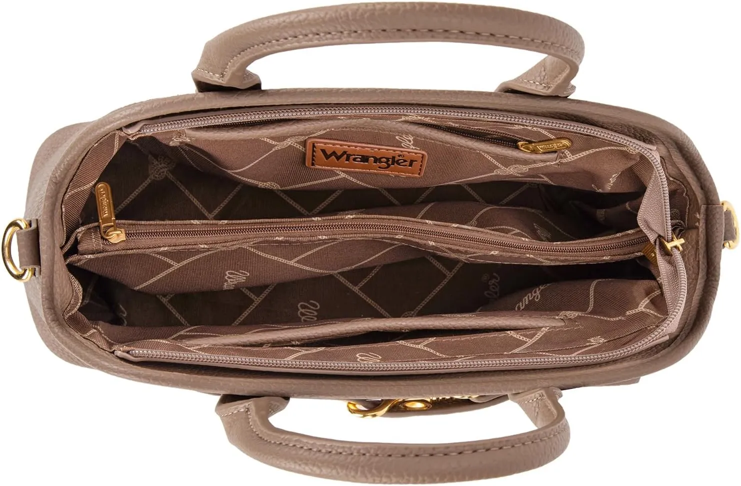 Wrangler Tote Bags for Women Medium Crossbody Purse for Ladies Soft Designer Top-handle Handbags